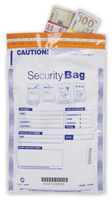 10x15 Single Pocket Deposit Bag Opaque 53883