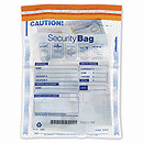 9 x 12 9 x 12  Dual Pocket Deposit Bag, Clear