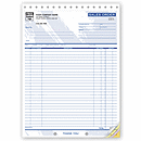 Writing up orders just got easier! Preprinted headings and roomy description area make filling orders quick and accurate. Extra long. Record up to 27 items. Convenient! Snapset format. Consecutive numbering available.
