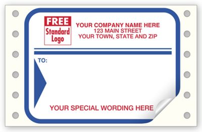 Continuous Mail Label with Border Choice - Office and Business Supplies Online - Ipayo.com