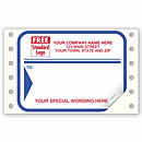 3 7/8 X 2 7/8 Continuous Mail Label with Border Choice