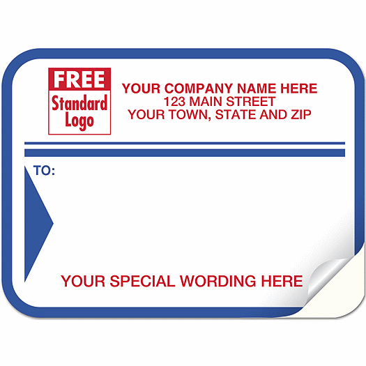 Roll Mail Label With Border Color Choice - Office and Business Supplies Online - Ipayo.com