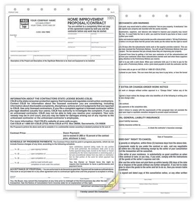 8 1/2 x 13 1/4 Proposals – California State