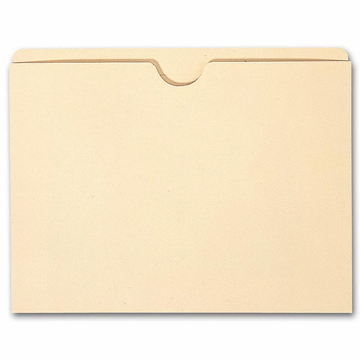 End Tab Manila File Pocket, 11 pt, No expansion - Office and Business Supplies Online - Ipayo.com