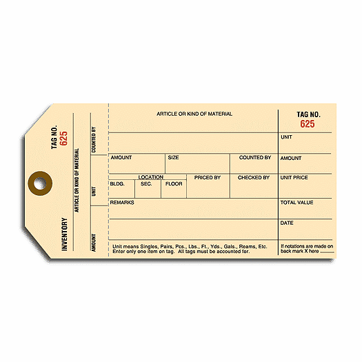 Manila Inventory Tags - Office and Business Supplies Online - Ipayo.com