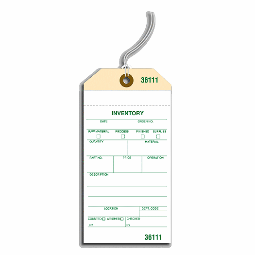 Pre-Strung Inventory Tags - Office and Business Supplies Online - Ipayo.com