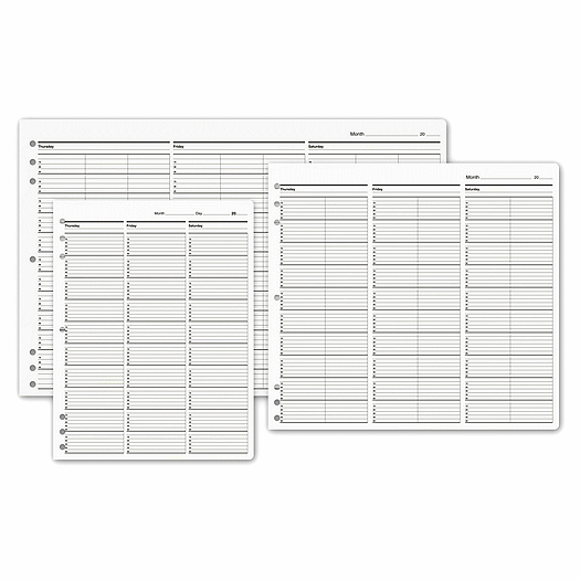 Timescan Undated Appointment Sheets 3 Col 10 Min - Office and Business Supplies Online - Ipayo.com