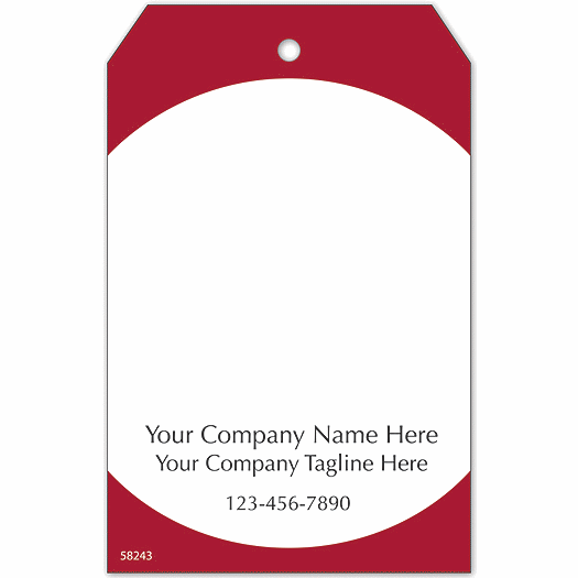 Blank Price Tag w/Red Borders 2 x 3.125 - Office and Business Supplies Online - Ipayo.com