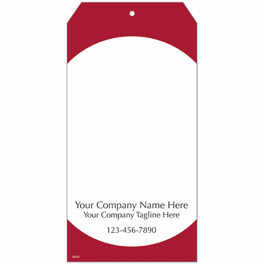 Blank Price Tag w/Red Borders 3.125 x 6.25 - Office and Business Supplies Online - Ipayo.com