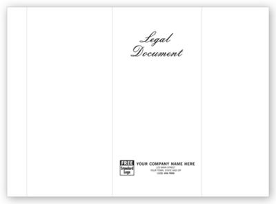 9 x 12 1/2 Engraved Legal Document Covers