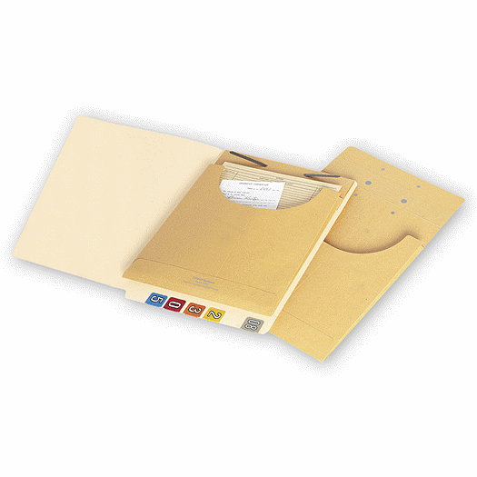 Expandable File Pockets, 40lb Kraft, 2 Hole Punch - Office and Business Supplies Online - Ipayo.com