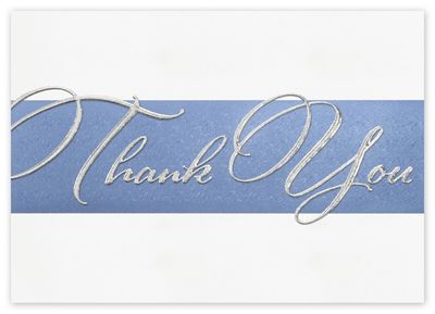 Sterling Gratitude Thank You Cards