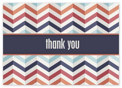 7 7/8 x 5 5/8 Simply Stated Thank You Cards