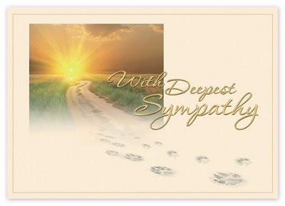 7 7/8 x 5 5/8 Precious Path Sympathy Cards