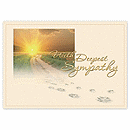 Share your condolences while you remember a faithful four-legged friend with the Precious Path pet sympathy card. Unique touches include rich, full-color imagery on high-quality white gloss paper, folded size 7 7/8  X 5 5/8 .