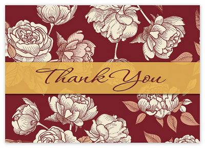 7 7/8 x 5 5/8 With Appreciation Thank You Cards