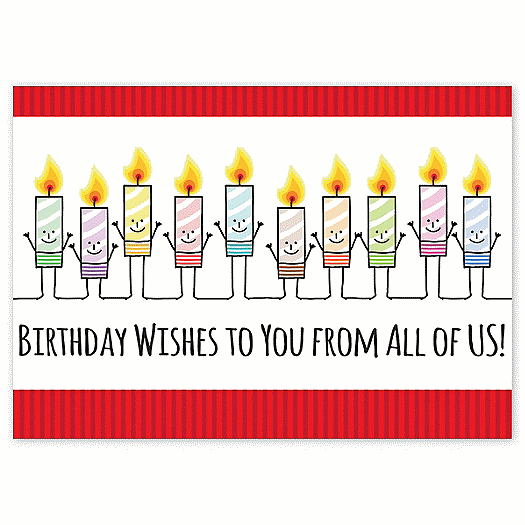 Candid Candles Birthday Cards