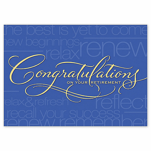 You Deserve It Congratulations Cards