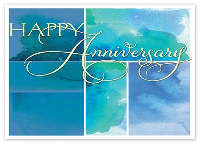 Watercolor Wish Anniversary Cards