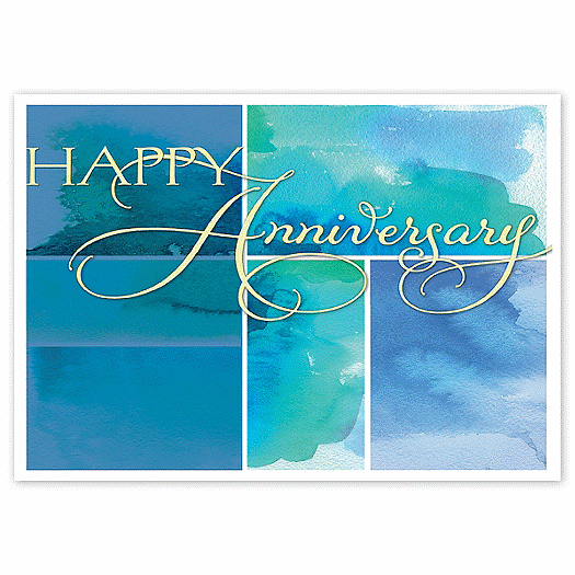 Watercolor Wish Anniversary Cards