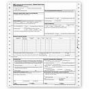 8 1/2 x 11 ADA 2012 Insurance Claim Form, Continuous – One-Part