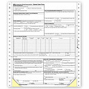 8 1/2 x 11 ADA 2012 Insurance Claim Form, Continuous – Two-Part