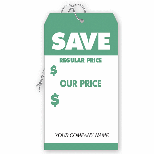 Save Tags, Large, Green & White - Office and Business Supplies Online - Ipayo.com