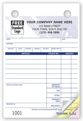 4 x 6 Register Forms – 4 x 6 – Colored forms for Jewelers