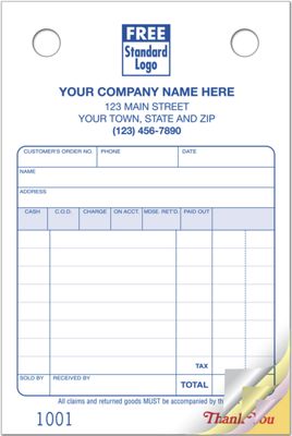 Multi-Purpose Register Forms, Classic Design, Small Format