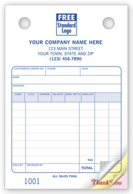 Register Forms - Small Classic with Special Wording