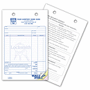 5 1/2 x 8 1/2 Locksmith Register Forms – Large Classic