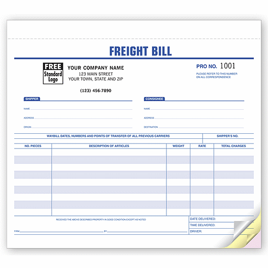 Freight Bills - Office and Business Supplies Online - Ipayo.com