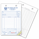 5 1/2 x 8 1/2 Work Order Register Forms – Large Classic