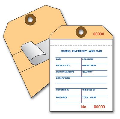 Pressure Sensitive Inventory Tag - Office and Business Supplies Online - Ipayo.com