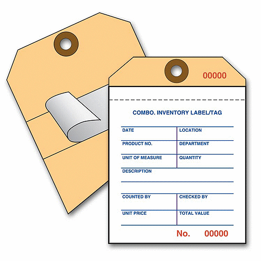Pressure Sensitive Inventory Tag - Office and Business Supplies Online - Ipayo.com