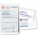 5 2/3 x 9 7/8 Repair Orders – Compact with Reminder Card and Carbons