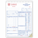 Service Orders, HVAC, w/Checklist, Large Format