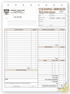 Cleaning Company Contract - Work Orders