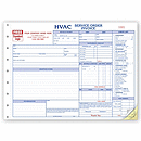 11 x 8 1/2 HVAC Service Orders – Side-Stub