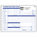 11 x 8 1/2 Plumbing Work Orders – Side-Stub