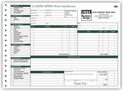 Landscaping Work Orders