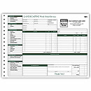 11 x 8 1/2 Landscaping Work Orders