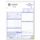 Write up service orders, invoice for completed jobs and keep a permanent cost record with this service order form. This service order business form keeps you organized and provides customers with a detailed service record. Prevent customer disputes.