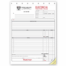 8 1/2 x 11 Electrical Forms – Work Orders