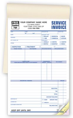 Pest Control Service Invoices - Booked