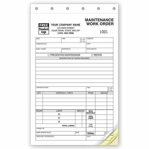 Maintenance Work Orders