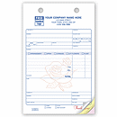 5 1/2 x 8 1/2 Florist Register Forms – Large Classic