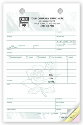 Register Forms -  Large Forms for Florists