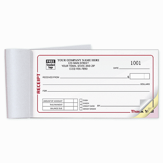 Receipts - Classic Booked Pocket-Size - Office and Business Supplies Online - Ipayo.com