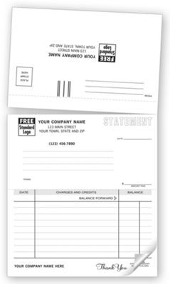 6 x 10 1/2 Statements – Classic with Return Envelope